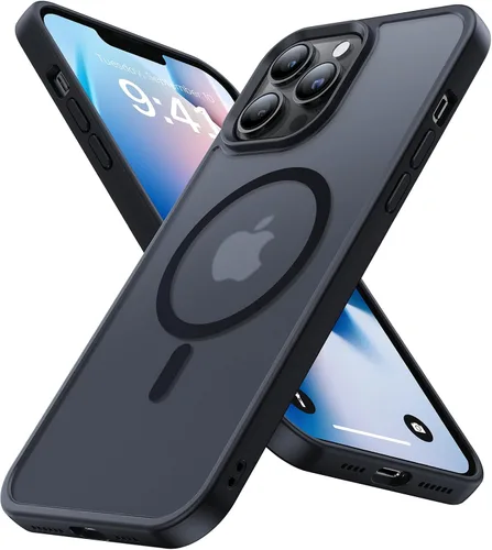Vista 10 de Funda magnética fuerte para iPhone 13 Pro Max [compatible con Magsafe] [protección contra caídas de grado militar] Funda protectora a prueba