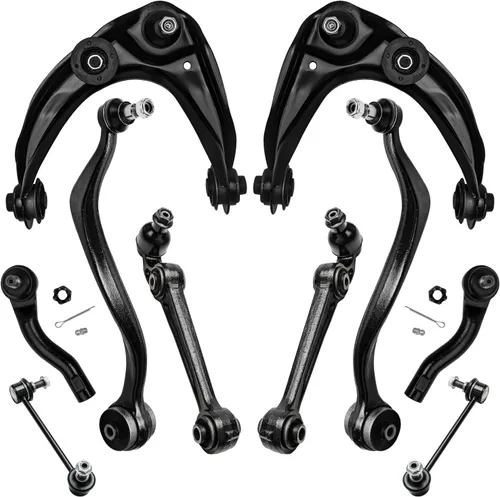 Vista 58 de Detroit Axle - Kit de suspensión delantera de 10 piezas para Chevrolet Trailblazer GMC Envoy 2004-2007 2005 2006 Soportes de brazo de control