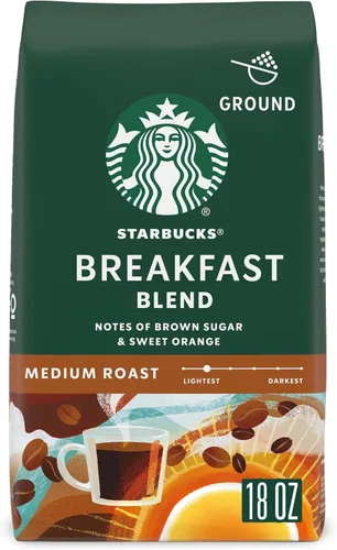 Vista 27 de Starbucks Café Molido, Tueste Medio, Café Caliente o Helado, Mezcla de Desayuno, 18 oz