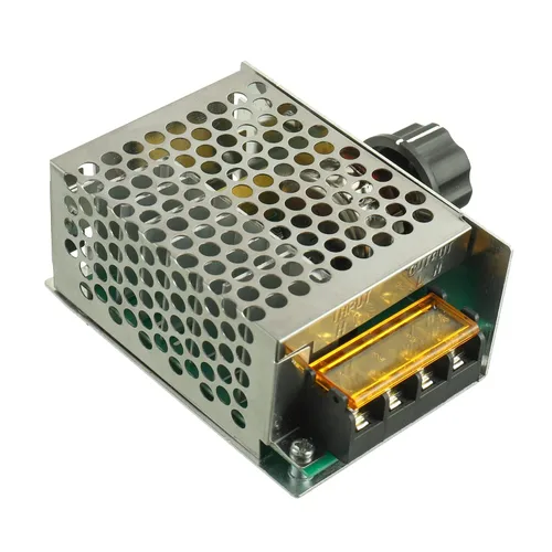 Vista 2 de BOJACK Regulador de voltaje electrónico SCR de alta potencia 4000W 220V AC controlador de velocidad del motor termóstato del regulador de intensidad