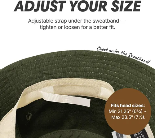 Vista 2 de Gorro de verano de moda - Sombrero de algodón para playa, golf, pesca - Divertido gorro de vacaciones al aire libre para hombres y mujeres Verde