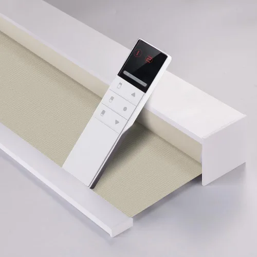 Vista 20 de Zshine Persianas opacas motorizadas con ancho personalizado (23-95 pulgadas), persianas enrollables inalámbricas y recargables con control remoto