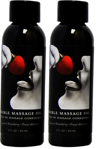 Vista 15 de Earthly Body Aceite de masaje comestible - Aceite de semillas de cáñamo, almendra, semilla de uva, albaricoque y vitamina E - Vegano y libre