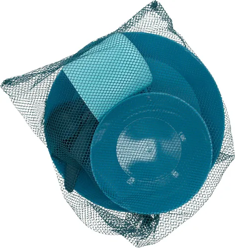 Vista 2 de ustPackWare - Juego de platos con bolsa de malla, construcción libre de BPA y utensilios para comer para senderismo, camping, mochileros, viajes