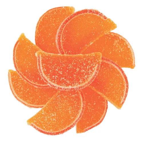 Vista 30 de NY Spice Shop Rebanadas de fruta de manzana – 1 libra de sabor cítrico masticable de gelatina de fruta de caramelo – Manzanas en rodajas a