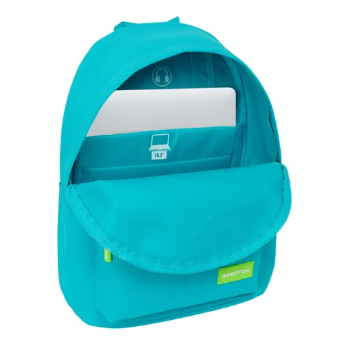 Vista 5 de Mochila para Portátil Benetton benetton Azul 31 x 41 x 16 cm
