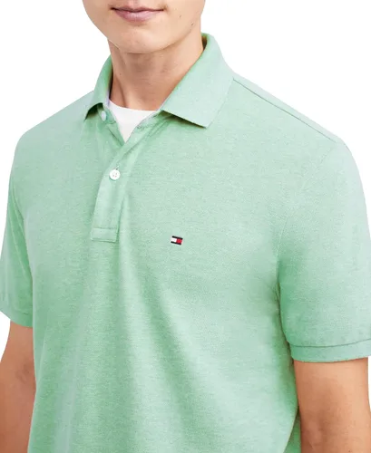 Vista 118 de Tommy Hilfiger Polo de piqué de algodón de manga corta para hombre en ajuste regular