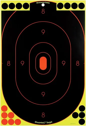 Vista 3 de Birchwood Casey Shoot•N•C 12" x 18" Oval Silhouette Paper Shooting Targets