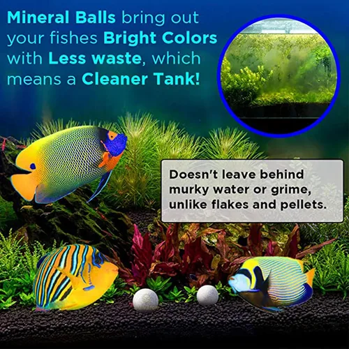 Vista 8 de SunGrow Betta Balls, acondicionador de agua con más de 30 elementos beneficiosos para peces tropicales, decoración de equilibrio de pH de tanque
