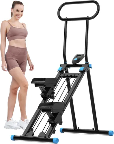 Vista 12 de HXD-ERGO Stair Stepper for Home, New Version 6 Adjustable Resistance Vertical Climber Cardio Exercise Machine, Folding Stair Climber for Full Body