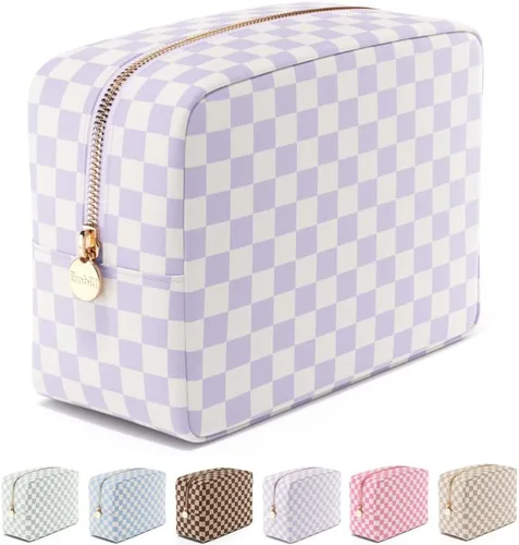 Vista 7 de Bolsa de Maquillaje de Viaje Embla Bolsa de Artículos de Aseo de Viaje, Negro, Mini, Mini