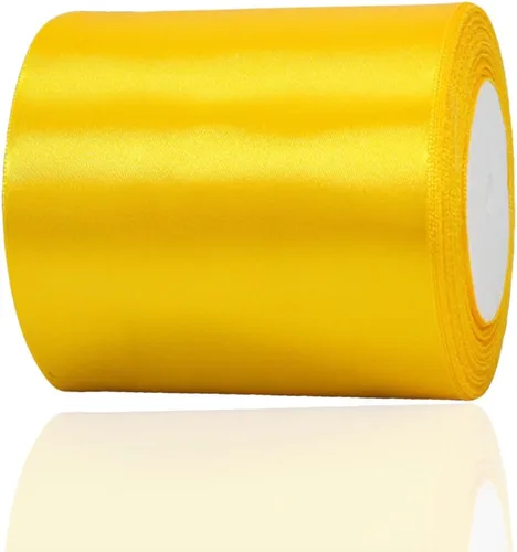 Vista 163 de Cinta beige de 1-1/2 pulgadas x 25 yardas, cinta de satén de tela de color sólido para envolver regalos, manualidades, ramos de novia, coronas