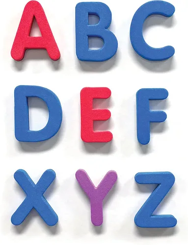 Vista 2 de Espuma magnética: letras mayúsculas pequeñas