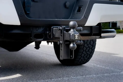 Vista 3 de BulletProof Hitches - Enganche de remolque ajustable resistente de 2.5 pulgadas (clasificación de 22,000 lb.) - Enganche de remolque