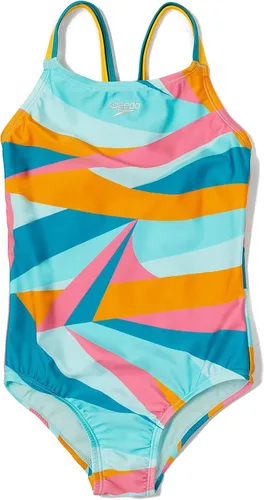 Vista 61 de Speedo Traje de baño de una pieza para niña con tiras finas Azul (Blue Print)
