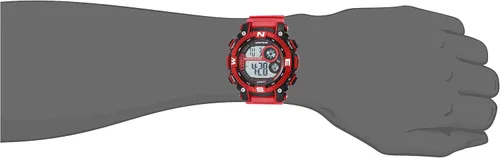 Vista 3 de Armitron Sport - Reloj de pulsera para hombre, reloj digital de resina con cronógrafo, 408284