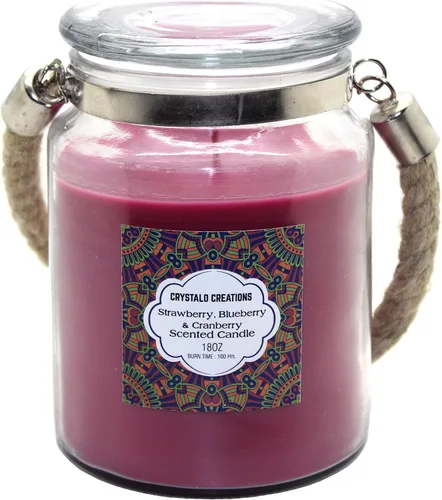 Vista 8 de Creations Dragon's Blood Vela perfumada con mango de cuerda, 18 onzas