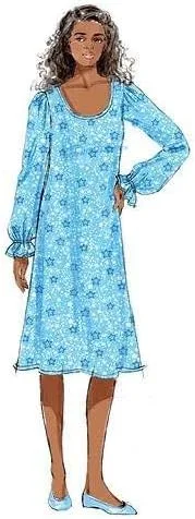 Vista 3 de Butterick Patterns B5792 Patrón de costura para señoritas, vestido y pantalones, talla Y (XSM-SML-MED)