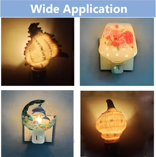Vista 7 de Módulo de luz nocturna enchufable con interruptor de encendido/apagado, luz de pared giratoria de 360° con anillo de fijación de pantalla G9