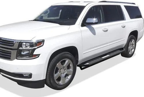 Vista 6 de APS Estribos de acero inoxidable con armadura lateral de 6.5 pulgadas compatibles con Suburban Yukon XL 2005-2020 (no incluye Z71 Hybrid)