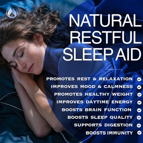 Vista 5 de THE ENCLARE NUTRITION Melatonina 10 mg ayuda para dormir para adultos con Ashwagandha, GABA, 5HTP, L teanina, vitamina B6, inositol, calcio