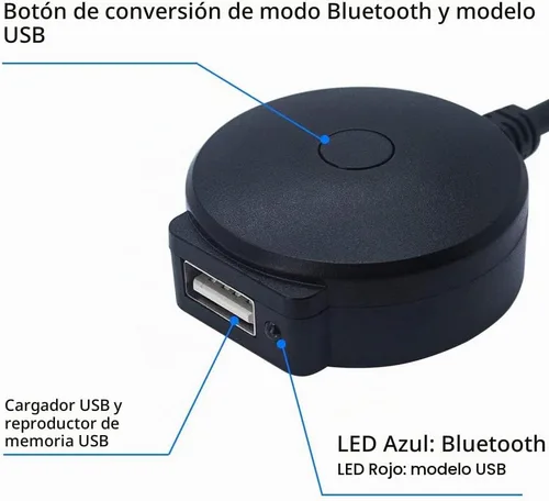 Vista 2 de Adaptador Bluetooth para puerto MMI de Mercedes Benz
