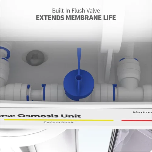 Vista 4 de Aquatic Life Sistema de Filtro de Agua de Ósmosis Inversa Hidropónica de 4 Etapas RO, Unidad de Filtración, Alta Eficiencia, 150 GPD