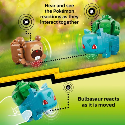 Vista 6 de LEGO Pokémon SMART Play: Berry Bash with Bulbasaur and Bidoof 72155