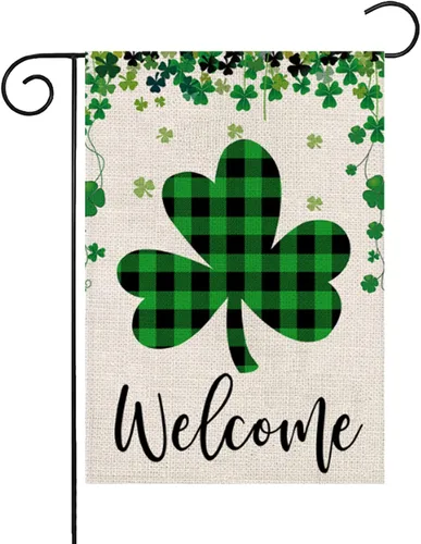 Vista 10 de Bandera de bienvenida para jardín, bandera de Acción de Gracias, de 12 x 18 pulgadas, banderas de doble cara, calabazas y pavos, decoración