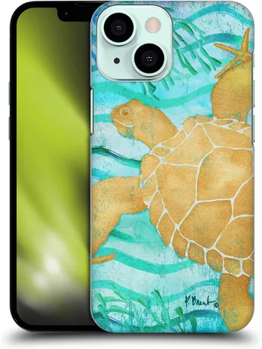 Vista 12 de Head Case Designs Funda rígida con licencia oficial de Paul Brent Agate Mermaid Coastal compatible con Apple iPhone 13 Mini