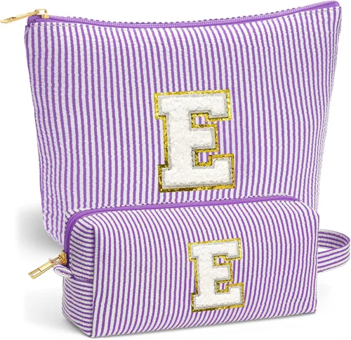 Vista 31 de Set de Bolsos de Maquillaje de Viaje - Bolso Inicial de Aseo de Viaje, Bolso de Cosméticos Portátil Bolso de Maquillaje de Viaje con Artículos Azul