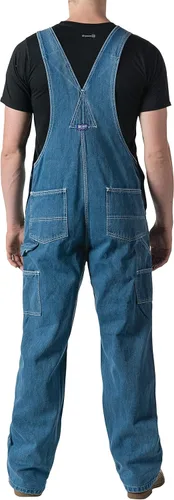 Vista 2 de Big Smith Men's Stonewashed Bib Overall