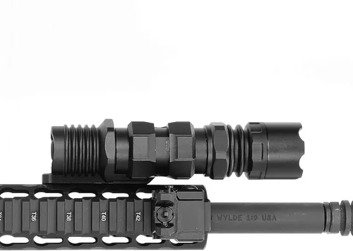 Vista 5 de Leapers RG-FL27KC Inc., UTG Offset - Soporte de anillo para linterna, Keymod, negro mate