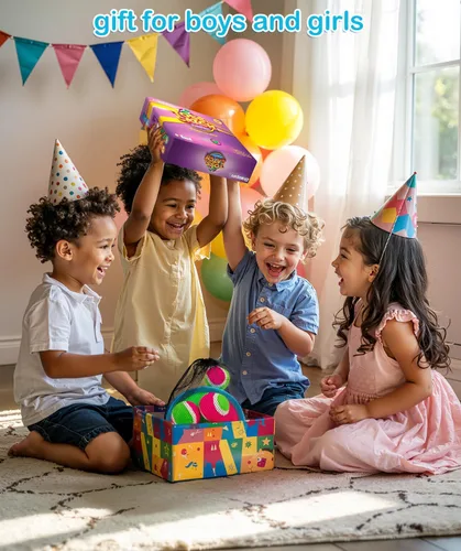 Vista 5 de Juguetes para Niños Pequeños Juego de Pelota de Lanzar y Atrapar Relleno de Media Navideña para Niños Pequeños, Juguetes para Niños y Niñas de 3 4 5