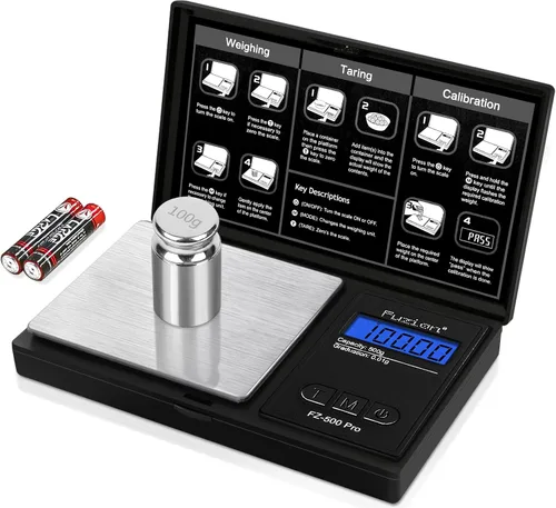Vista 14 de Fuzion - Báscula de gramos, báscula de bolsillo con precisión de 0.01 gramos, báscula digital pequeña de 200g para alimentos, joyería, hierbas