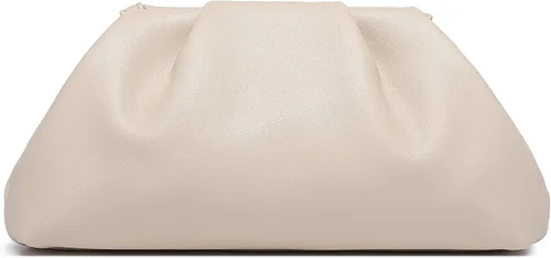 Vista 4 de Bolsos de mano de cuero PU suave para mujer Bolso de noche elegante y lujoso formal