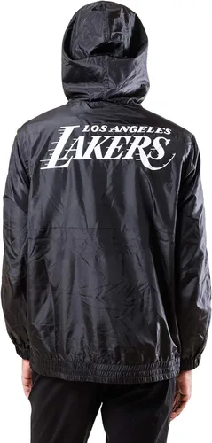 Vista 2 de Ultra Game NBA - Chaqueta cortavientos con capucha y cremallera para hombre