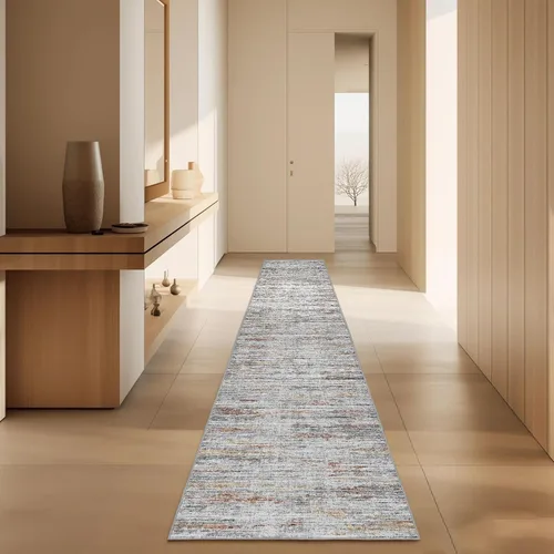 Vista 46 de Alfombra de pasillo lavables de 2 x 5, moderna alfombra abstracta para corredor, alfombra de pasillo de cocina ultrafina con respaldo
