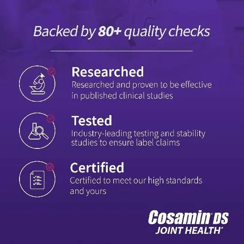 Vista 6 de Nutramax Laboratories Cosamin DS Suplemento de salud articular con glucosamina y condroitina para hombres y mujeres adultos, suplemento