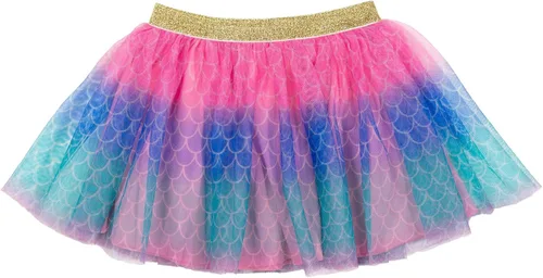 Vista 5 de Disney Princess Moana Frozen - Conjunto de 3 piezas con falda de malla de tul y coletero para niñas pequeñas a niños grandes