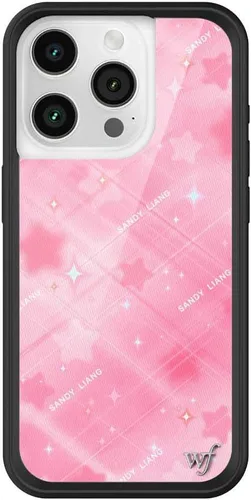 Vista 73 de Wildflower - Fundas compatibles con Apple iPhone 15 Pro Protector de goma negro, certificado de prueba de caída de 4 pies, propiedad de mujeres