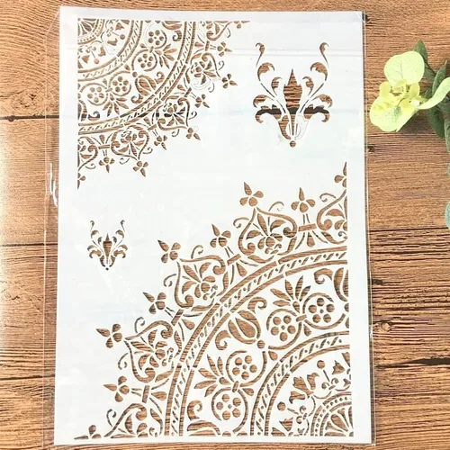 Vista 5 de TIAMECH Plantilla de alas reutilizables A4 para pintar, par de plantillas de capas de corazón de ala de ángel, arte de pared, muebles de madera