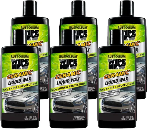 Vista 5 de Wipe New Rust-Oleum 381385 - Cera líquida de cerámica, 16 onzas