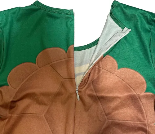 Vista 5 de DIGBYS Disfraz de Halloween para niños, traje de cosplay de tortuga para niños