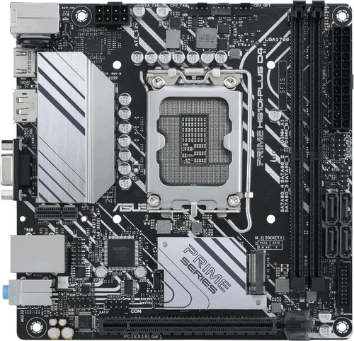 Vista 3 de ASUS PRIME H610I-PLUS D4 LGA 1700 (Intel 12ª generación e Intel vPro) mini ITX placa base
