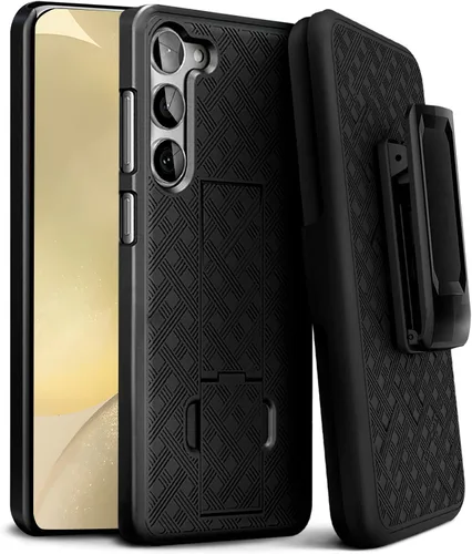 Vista 18 de MOTIVE Funda diseñada para Samsung Galaxy A14 5G con clip para cinturón, funda con clip para Samsung A14, funda protectora delgada y resistente a