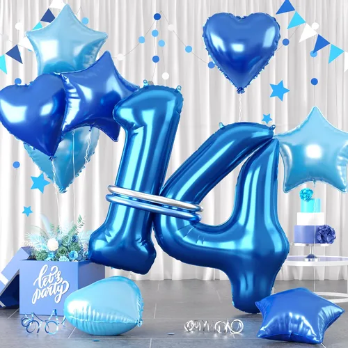 Vista 48 de Globos dorados de color champán con el número 11, globos de oro claro, globo de aluminio dorado con forma de corazón con estrella y globo largo