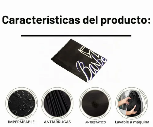 Vista 6 de Pelocapa Capa de Barbería para Hombres, Capa de Corte de Cabello con Broches, Capa de Corte Profesional de Salón, Delantal Bata Grande Impermeable