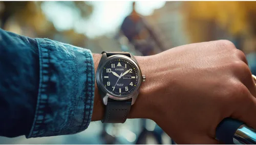 Vista 5 de Citizen Men's Eco-Drive Weekender Garrison Field Watch in Super Titanium
