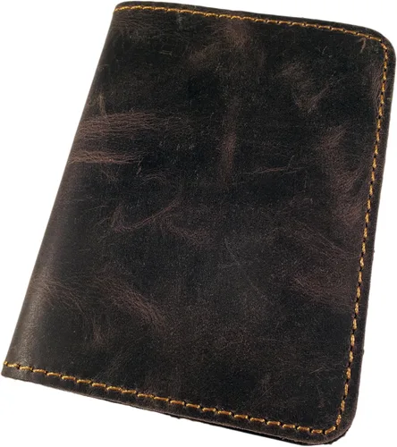 Vista 5 de Cuaderno de bolsillo de piel, rellenable - Mini cubierta para composición - Se ajusta a los tamaños estándar 4,5 x 3,25 pulgadas - Mini cuaderno